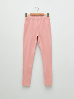 Beli Lastikli Basic K?z ?ocuk Uzun Tayt