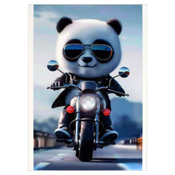 Цена за 4 шт. Блокнот, А6, 40 л, арт. 69590 МИШКА НА МОТОЦИКЛЕ