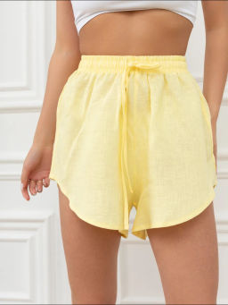 Шорты женские Лён-1 Белый - Modamica фото 25