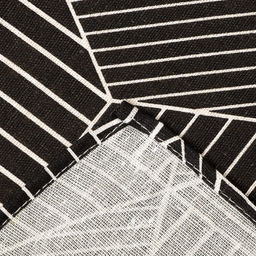 Набор декоративных салфеток Доляна 40х40см 4шт, Тренд черный, 100% пэ  фото 3