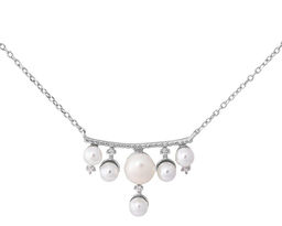 Колье, жемчуг , жемчуг swarovski, FYN-3368