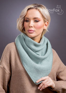 Косынка трикотаж мята