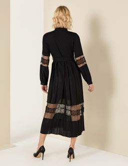 Siyah Uzunkollu Elbise - Pierre cardin фото 5