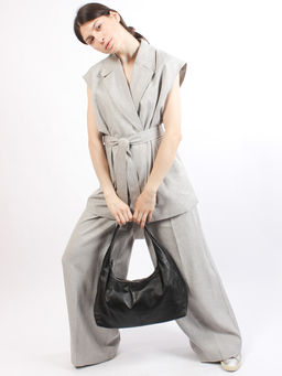 LACCOMA сумка НИ8337-черный натуральная кожа