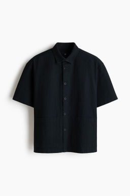 Camisa en mezcla de lino Relaxed Fit