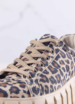 Кеды 128.91505be. бежевый леопард