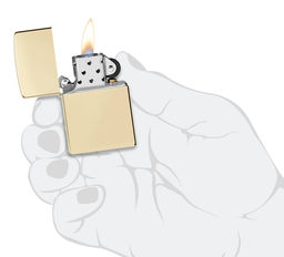 Зажигалка ZIPPO классическая с покрытием цвета шампанского | Classic Champagne 46682  фото 5