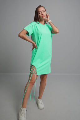 Женское трикотажное платье с бахромой Happyfox - Happy fox фото 2