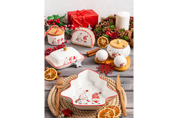 Набор 3 кружек 350 мл 11,5*9*9,5 см Весёлые гномики бочонок - Elan gallery фото 5