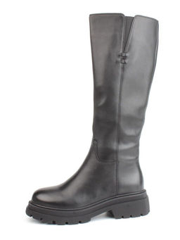 02-FK884-1M BLACK Сапоги зимние женские (натуральная кожа, байка, натуральный мех) - Фабричный китай фото 6