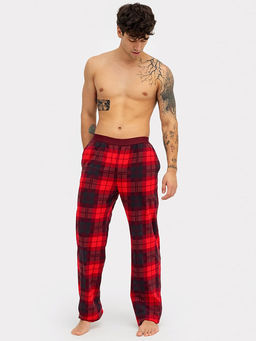 Брюки мужские домашние в красную клетку - Mark formelle фото 2