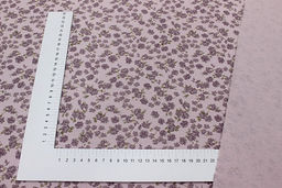 Теплый хлопок Элиса цв.бл.розово-сиреневый/сиреневый, ш.1.5м, хлопок-100%, 160гр/м.кв - Купава фото 4