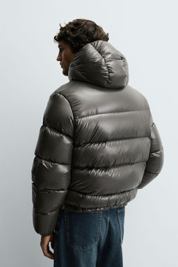 CAZADORA 80% PLUM?N - 20% PLUMA WATER REPELLENT / Khaki oscuro - Zara фото 3