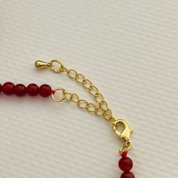 Бусы-Чокер из Сердолика со вставкой 42 см +