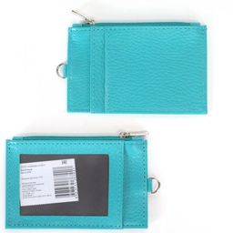 Визитница-кардхолдер Croco-В-216 н/к, 1отд, 3карм, бирюза флотер (110) 234979