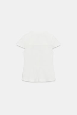 TOP CUT OUT LAZO / Blanco - Zara фото 8