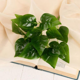 Цена за 2 шт. Букет искусственный «Зелёный лист», h=32 см