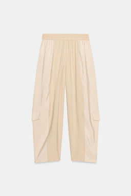 PANTAL?N BARREL COMBINADO / Arena / Vigor? - Zara фото 9