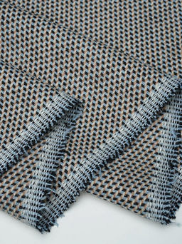 Шерсть пальтово-костюмная Твид цв.Серый/черный/песочный, ш.1.5м, шерсть-50%, п/э-50%, 380гр/м.кв - Купава фото 13