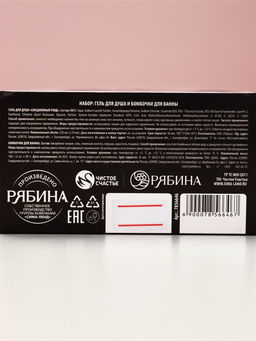 Подарочный набор косметики «Сияй ярче», гель для душа виски 250 мл и бомбочки для ванны 4×40 г, Чистое счастье