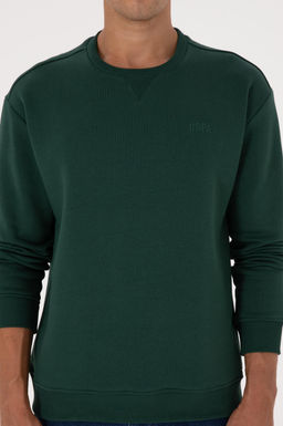 Erkek Koyu Ye_il Basic Sweatshirt Sepette S_rpriz _ndirim - U.s. polo assn фото 6