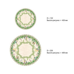 Скатерть Этель Еaster d=148 см +/-3см, 100% хл, саржа 190 гр/м2  фото 26