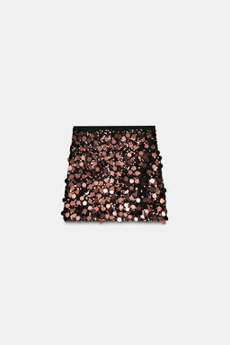 SEQUIN MINI SKIRT - Zara фото 7