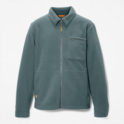Мужская куртка Timberland Overshirt Fleece зеленая  фото 2