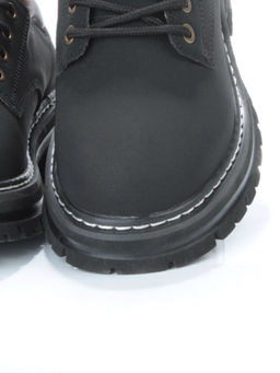 03-P8204-2 BLACK Полуботинки женские (натуральная кожа, нубук) - No name фото 15