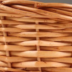 Корзина плетёная для хранения Kori, лоза, светло-коричневая, набор 3 шт.