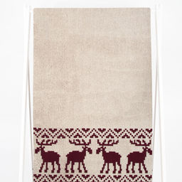Полотенце махровое 6с102.411ж1 Оленики(кр.дерево1) 67х150см
