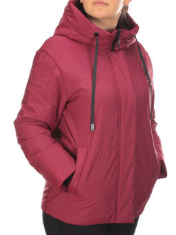 2255 WINE Куртка демисезонная женская Flance Rose (100 гр. синтепон)