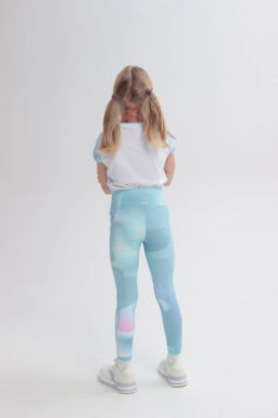 Брюки трикотажные голубой - Anta sport фото 4