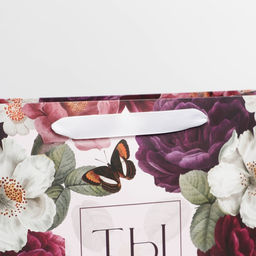 Пакет подарочный ламинированный, упаковка, «Цветы», L 31 х 40 х 11.5 см