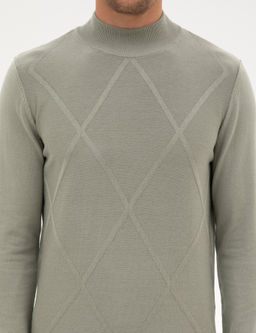 Ada _ay_ Slim Fit Yar_m Bal_k__ Yaka Triko Kazak - Pierre cardin фото 6