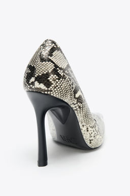 ANIMAL PRINT HIGH-HEEL SHOES - Zara фото 6