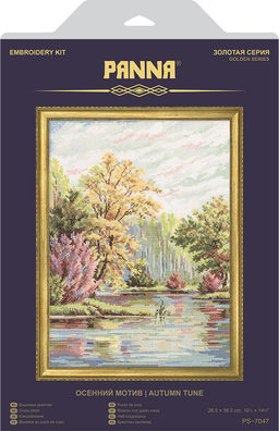 Набор для вышивания PANNA Золотая серия PS-7047 Осенний мотив 26.5 х 36.5 см
