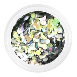 Камифубуки К117 "Луны и кружочки" зеркальная голография