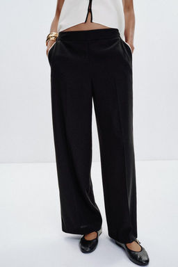 CONTRAST TRIM TROUSERS - Zara фото 5