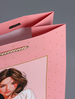 Пакет подарочный ламинированный «Каждое мгновенье-счастье», розовый, 26×12×32 см