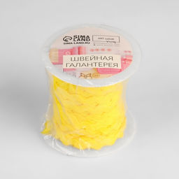 Тесьма отделочная «Вьюнчик», 5 мм, 27±1 м, жёлтая №15