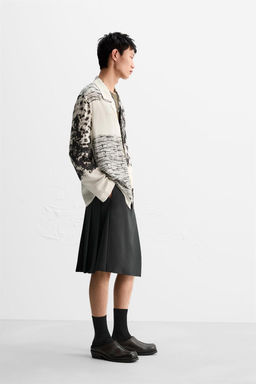 LIMITED EDITION WRAP PLEAT SKIRT - Zara фото 4