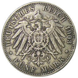 5 марок 1903 года A Германия (Пруссия)