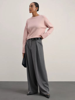 Джемпер из вискозы с круглой горловиной / Zarina  фото 2