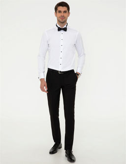 Beyaz Slim Fit Smokin G_mlek - Pierre cardin фото 4