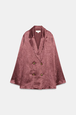 BLAZER FLUIDA EFECTO ARRUGADO / breva - Zara фото 5