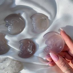 Месяц из Агата с жеодой - Радуга самоцветов фото 2