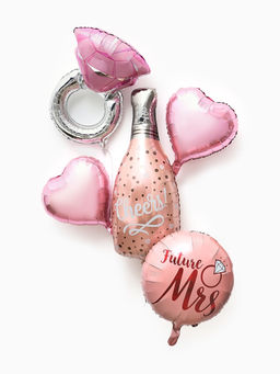 Воздушные шары фольгированные, набор «Девичник», 5 шт.