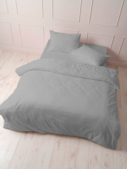 КПБ Мастерская снов Бязь 16960 галечный серый1/Семейный - Шуйские ситцы фото 3