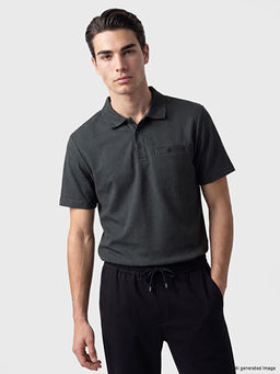 Polo Yaka Dokulu Erkek Ti??rt